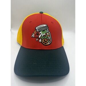 Mahoning Valley Scrappers "Peppers In Oil" Theme Night Fitted Hat L/XL
